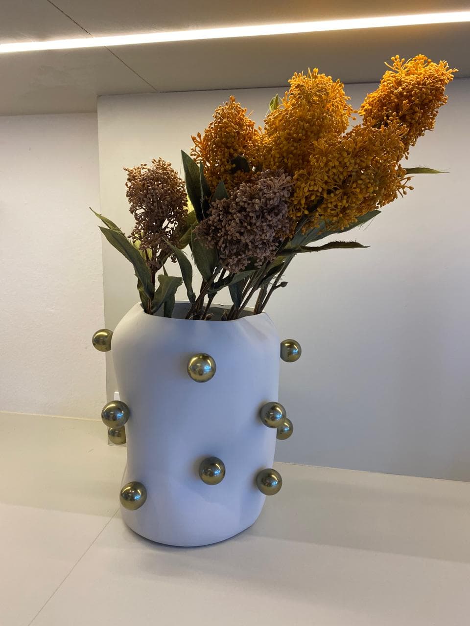 Vaso Studs Dourado