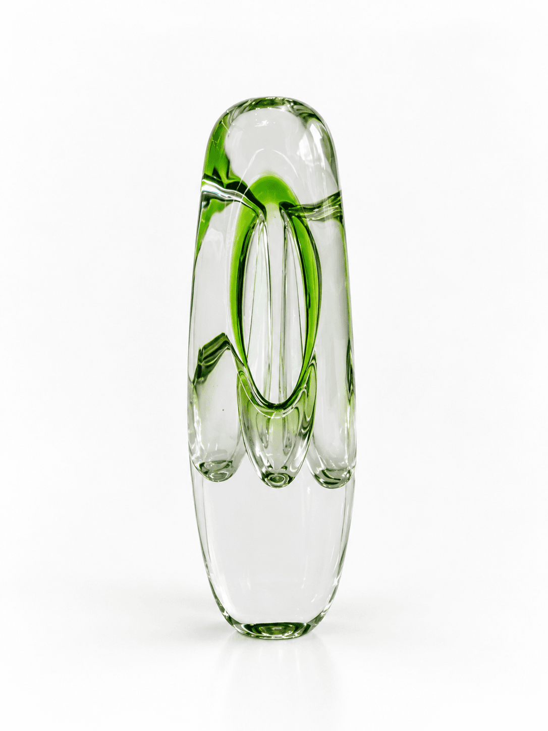 Vaso Cristal Okinawa Verde