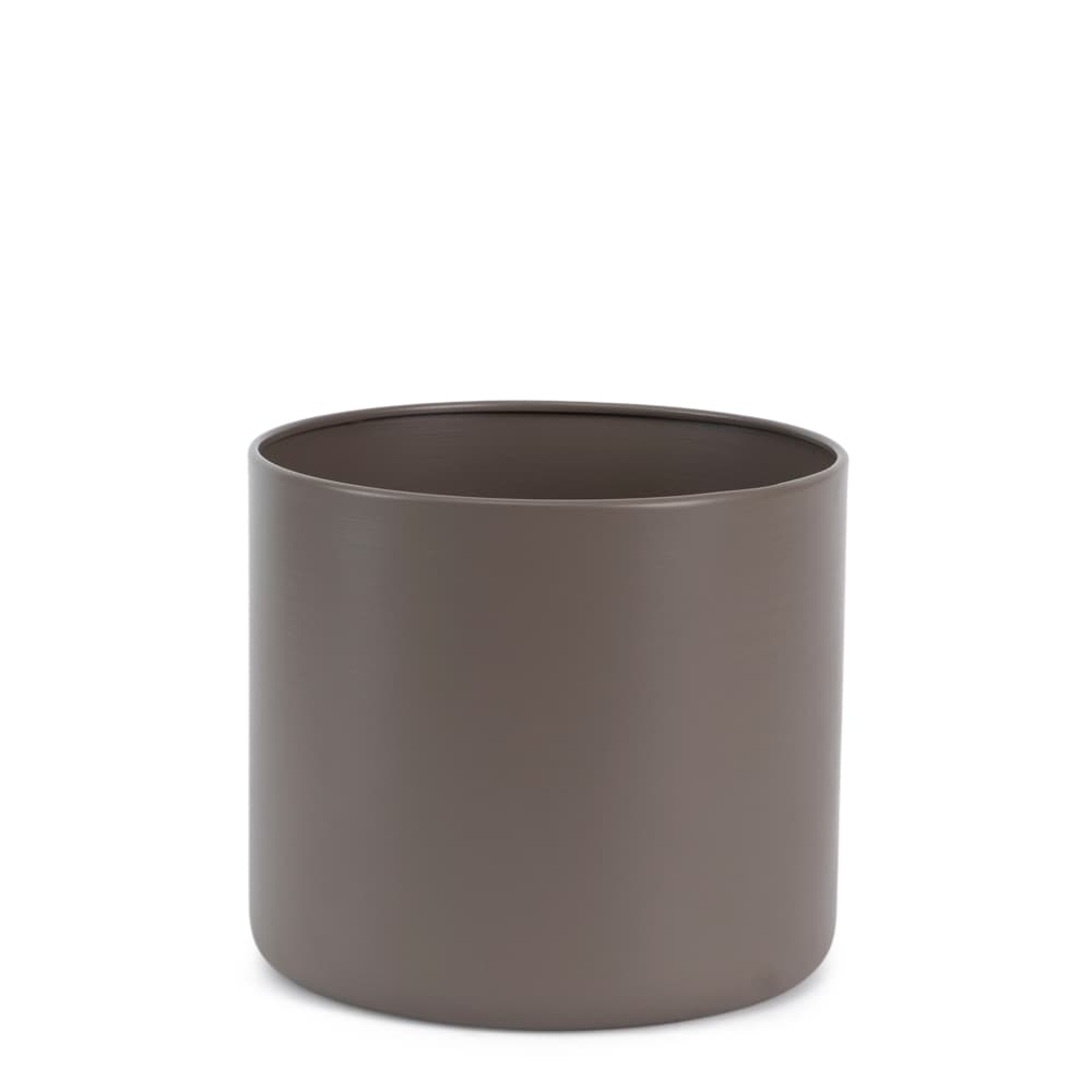 Vaso Cachepô Redondo Em Metal