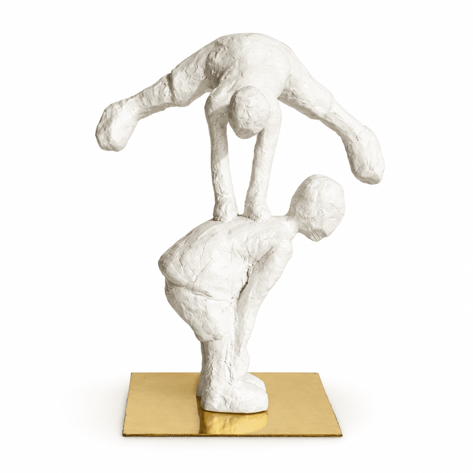 Escultura Criança Brincando de Pula Sela