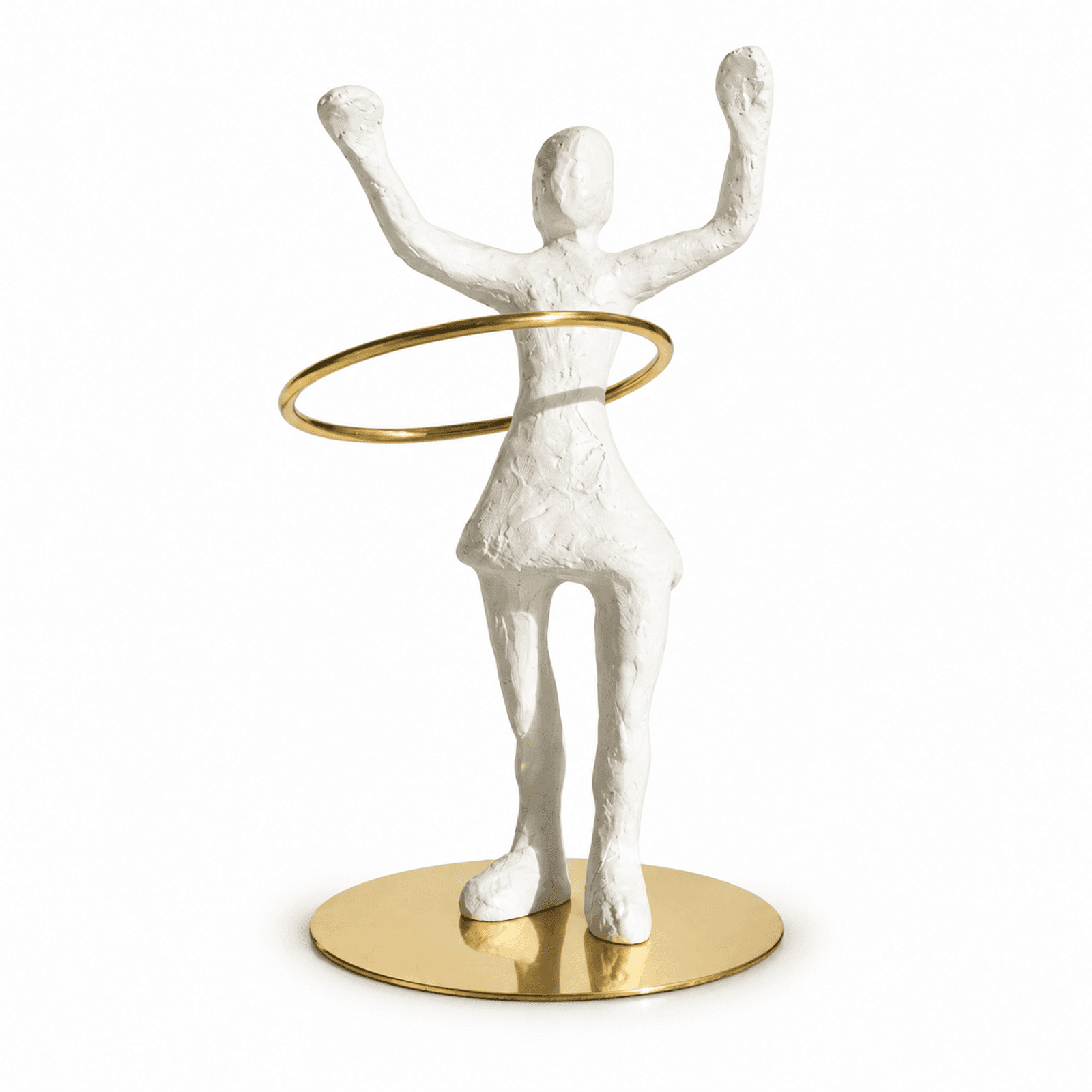 Escultura Decorativa Criança com Bambolê